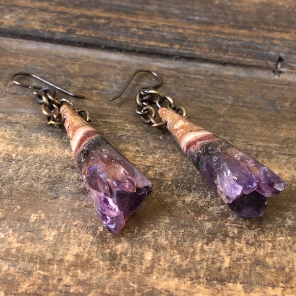 Amethyst Earrings - Picture 1 of 8